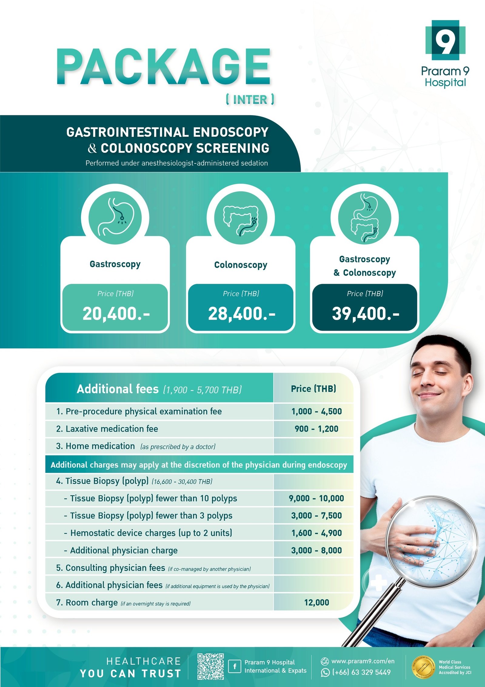Gastroscopy & Colonoscopy — Praram 9 Hospital